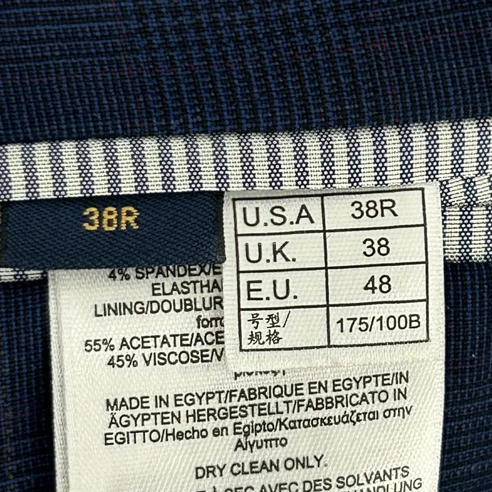 Brooks Brothers Explorer Sport Coat Mens‎ 38R Navy Blue Regent Fit Wool Blazer